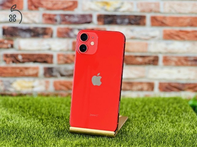 iPhone 12 Mini 64 GB PRODUCT RED 100% aksi szép állapotú - 12 HÓ GARANCIA - 1241