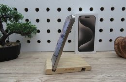 Apple iPhone 15 Pro Max - Natural Titanium - Használt, karcmentes