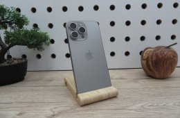  Apple iPhone 15 Pro Max - Natural Titanium - Használt, megkímélt állapot