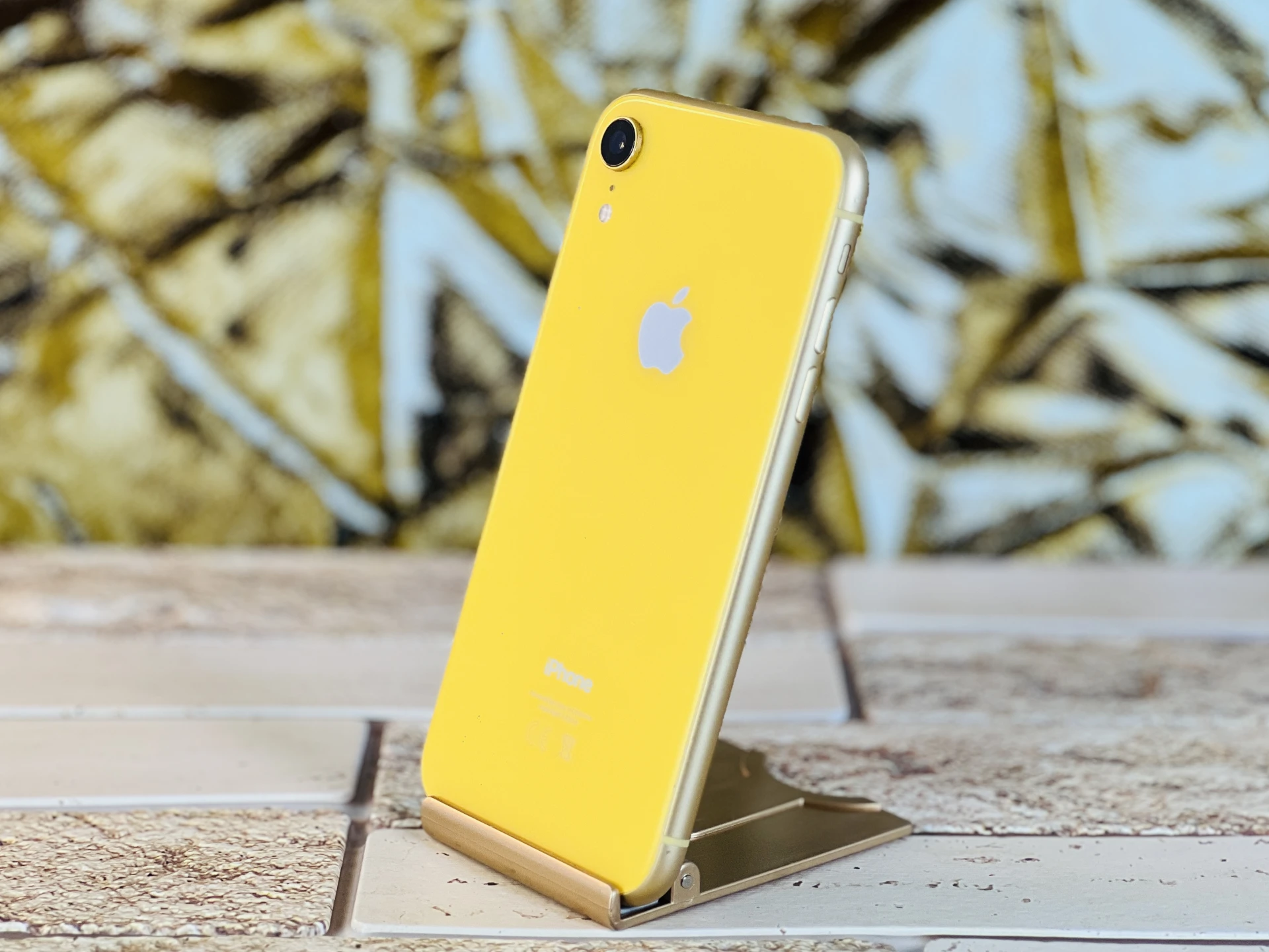 iPhone XR 128 GB Yellow 100% aksi szép állapotú - 12 HÓ GARANCIA