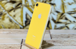 iPhone XR 128 GB Yellow 100% aksi szép állapotú - 12 HÓ GARANCIA