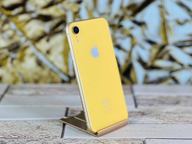 iPhone XR 128 GB Yellow 100% aksi szép állapotú - 12 HÓ GARANCIA