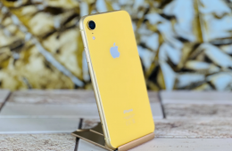 iPhone XR 128 GB Yellow 100% aksi szép állapotú - 12 HÓ GARANCIA