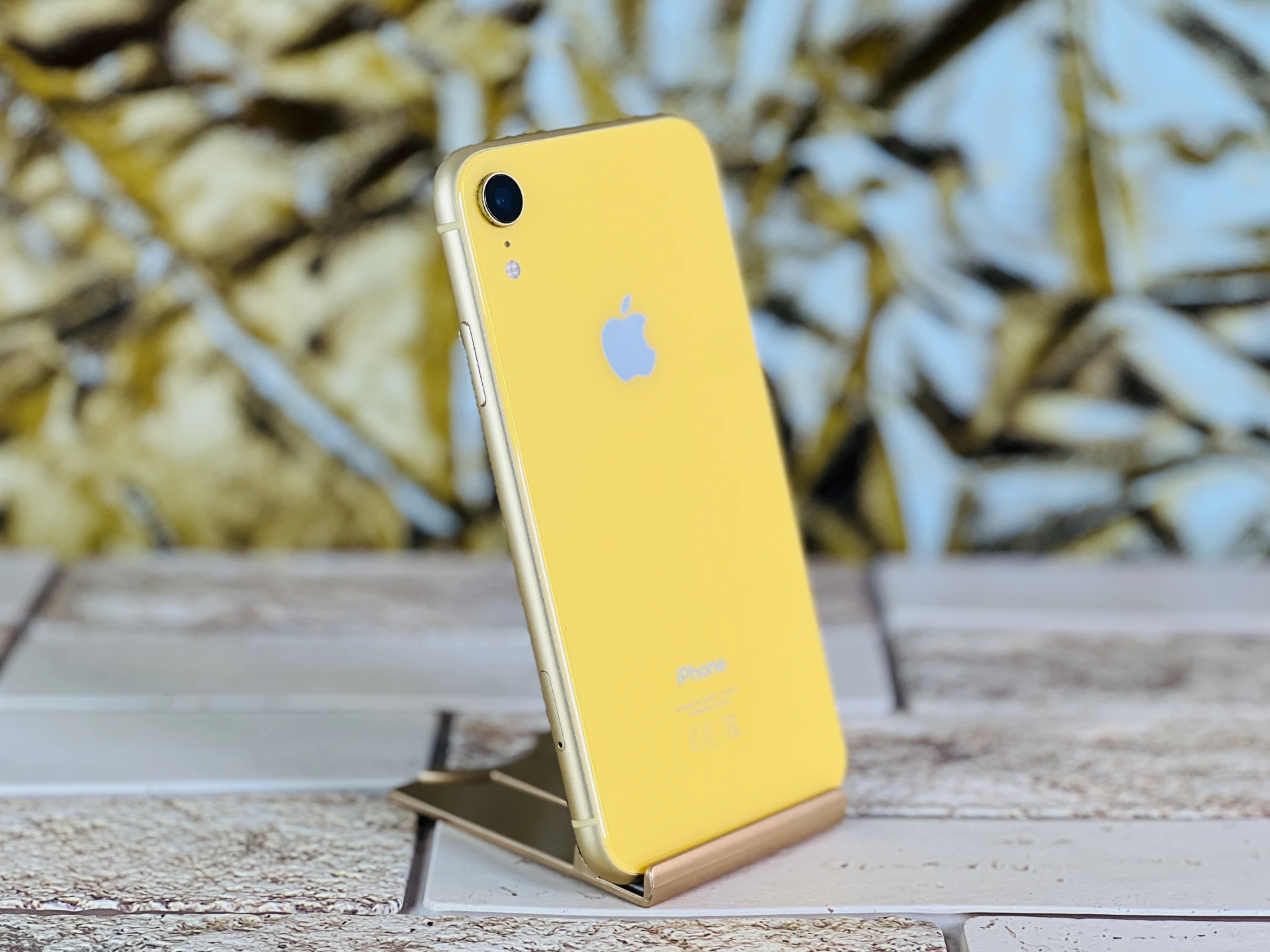 iPhone XR 128 GB Yellow 100% aksi szép állapotú - 12 HÓ GARANCIA