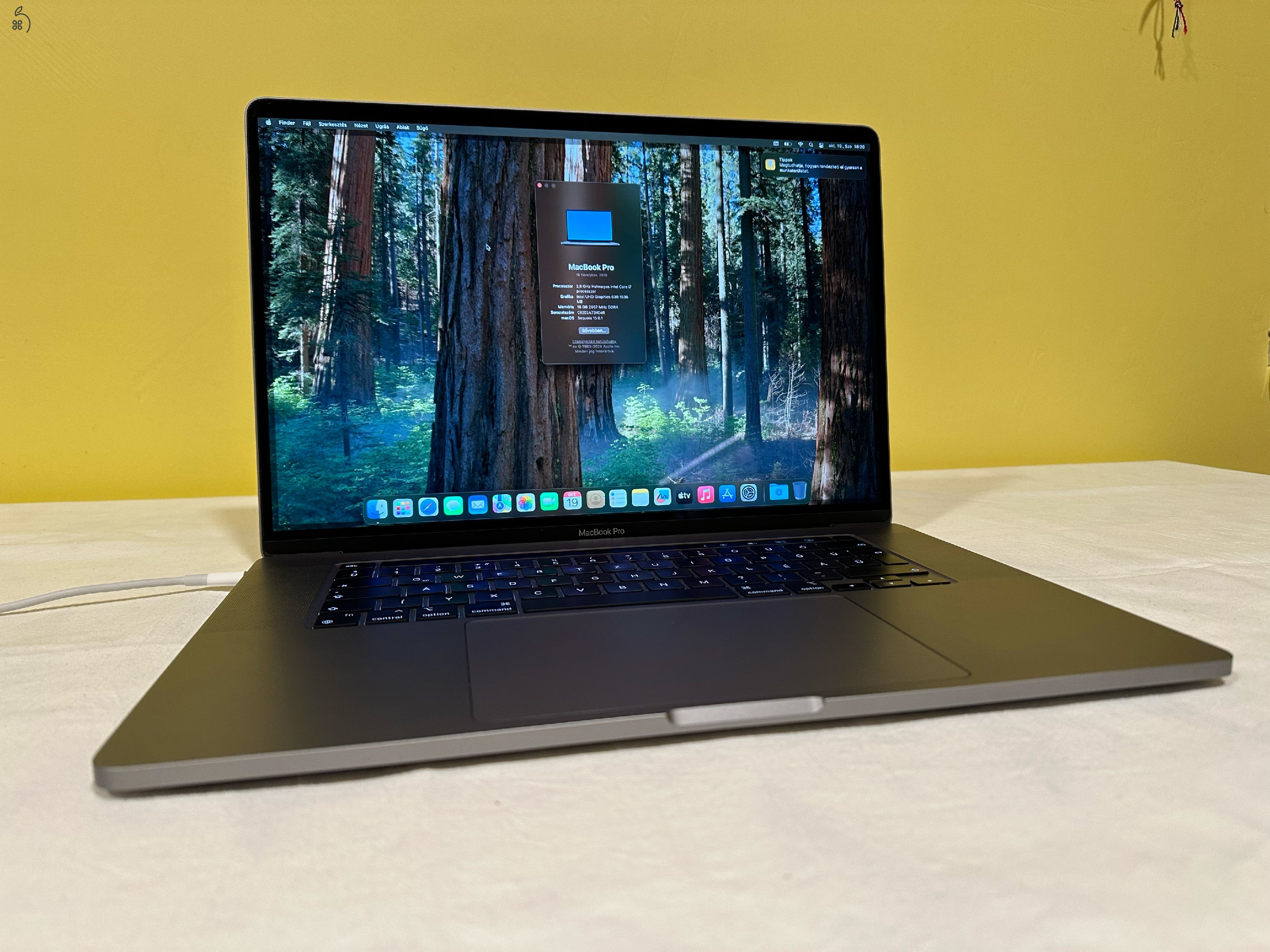 MacBook Pro 16 Tuuchbar 2019 mid