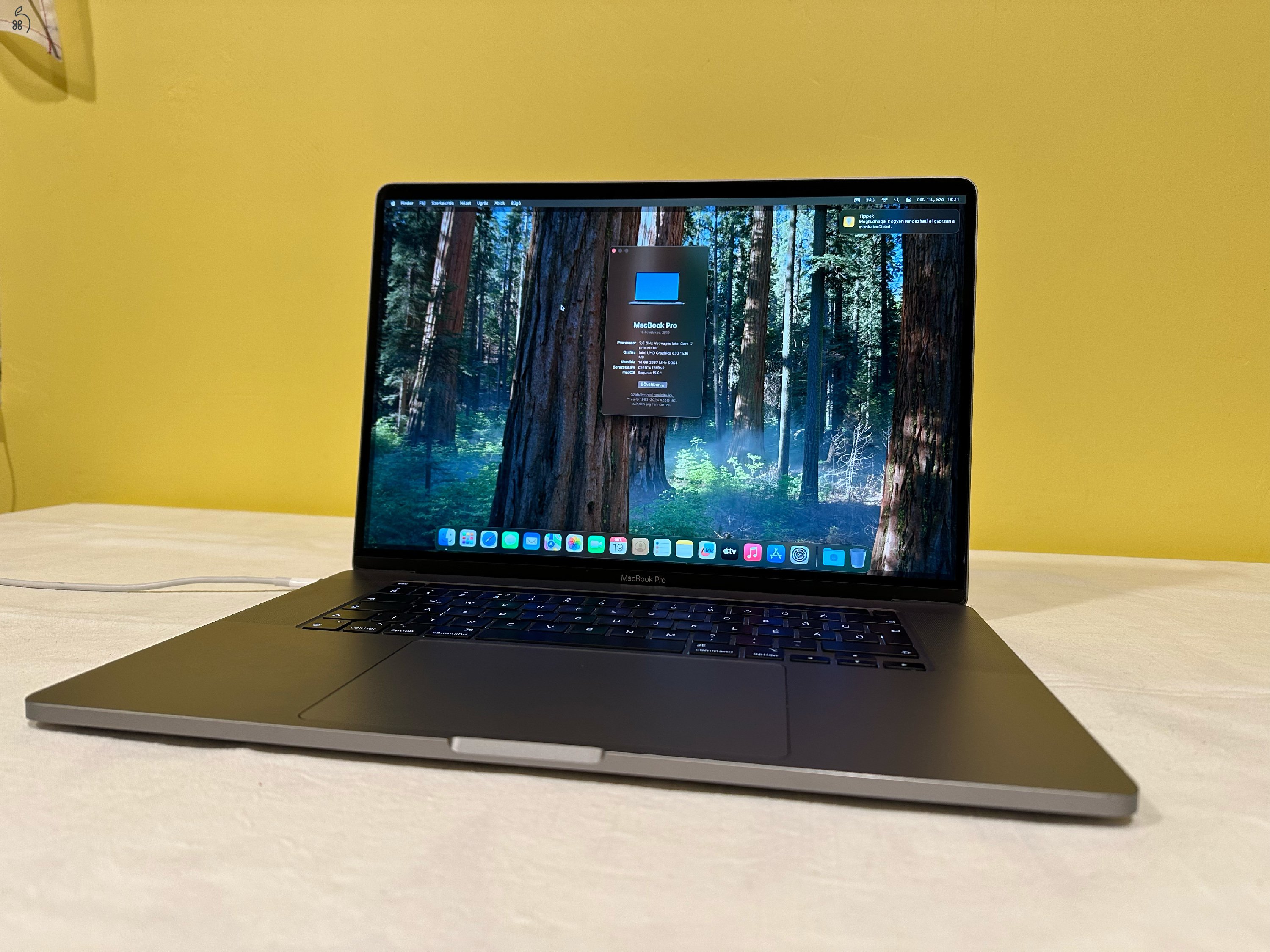 MacBook Pro 16 Tuuchbar 2019 mid