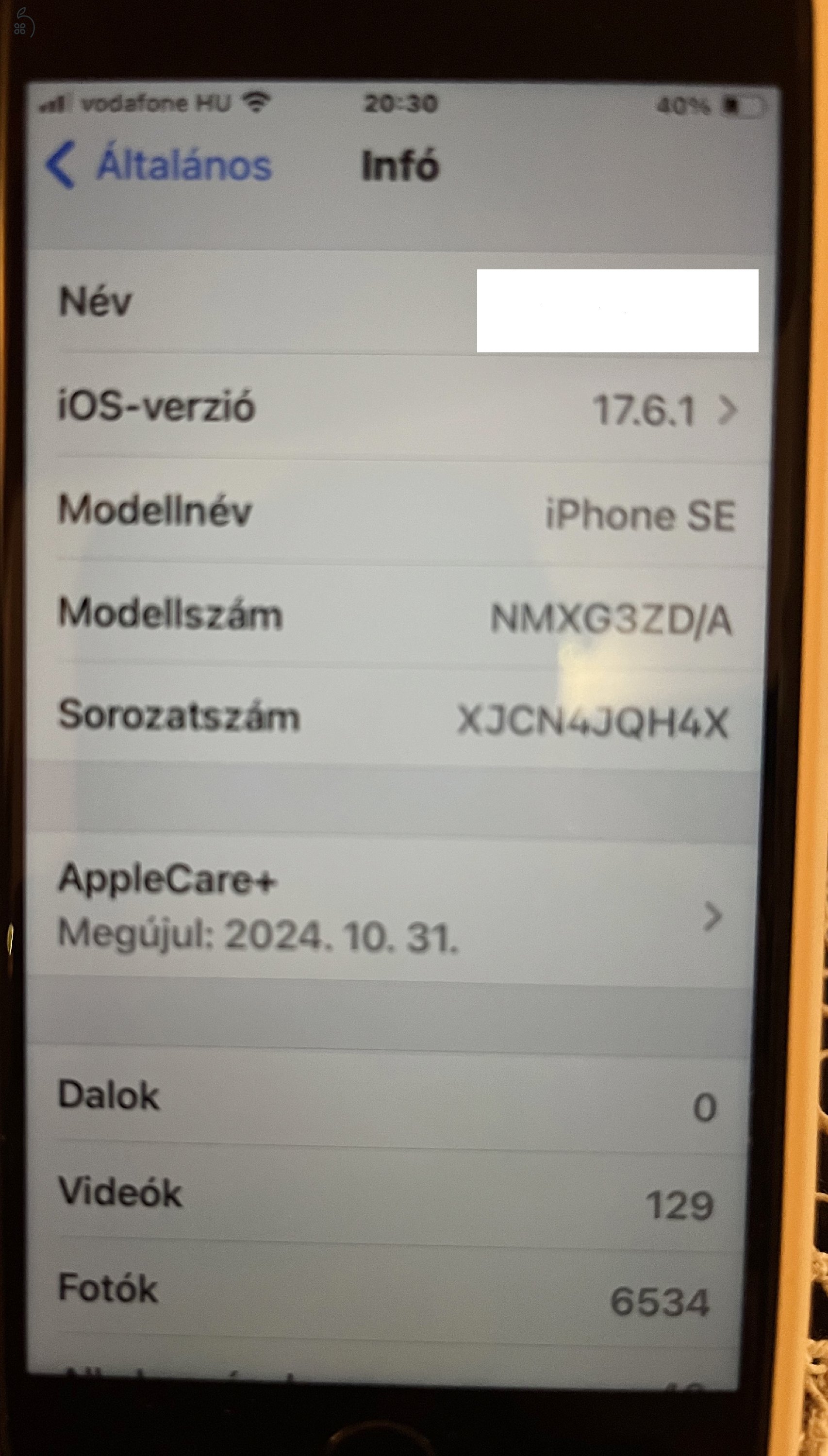 iPhone SE ÚJ eladó