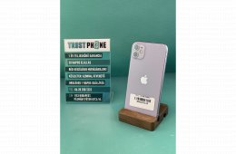 !! 1 ÉV GARANCIA !! IPhone 11 Purple 64 GB – BM2022134 – AKKU (ÚJ) 100%