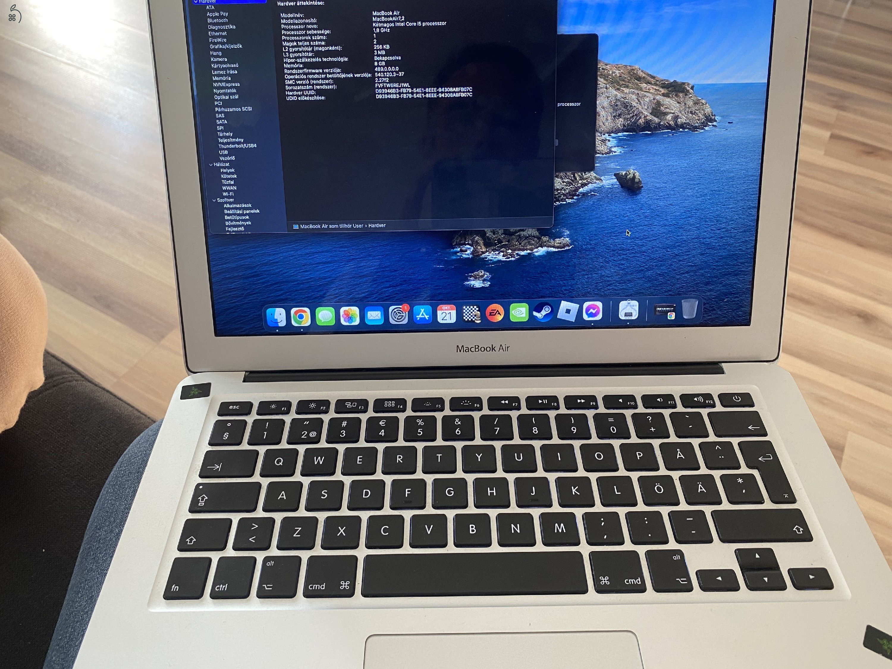 Macbook Air 13 2017 8/256Gb 