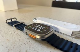 Apple Watch Ultra 2 GPS + Cellular 49mm, 64GB, Tengerészkék Óceán Szíjjal - bontatlan töltővel - 98% akkuval