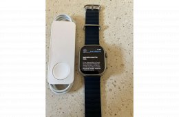 Apple Watch Ultra 2 GPS + Cellular 49mm, 64GB, Tengerészkék Óceán Szíjjal - bontatlan töltővel - 98% akkuval