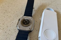 Apple Watch Ultra 2 GPS + Cellular 49mm, 64GB, Tengerészkék Óceán Szíjjal - bontatlan töltővel - 98% akkuval