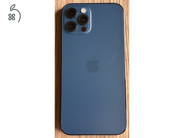 Nagyon szép állapotú, hibátlan, független iPhone 12 pro 128 GB pacific blue eladó