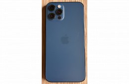 Nagyon szép állapotú, hibátlan, független iPhone 12 pro 128 GB pacific blue eladó