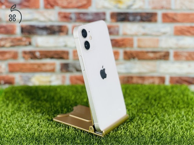 iPhone 12 Mini 128 GB White 100% aksi szép állapotú - 12 HÓ GARANCIA - 263