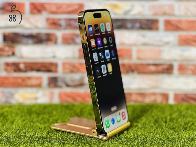 iPhone 14 Pro 128 GB Gold 100% aksi szép állapotú - 12 HÓ GARANCIA - 276