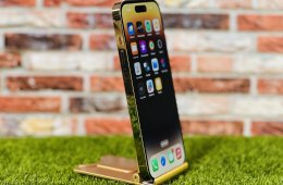 iPhone 14 Pro 128 GB Gold 100% aksi szép állapotú - 12 HÓ GARANCIA - 276