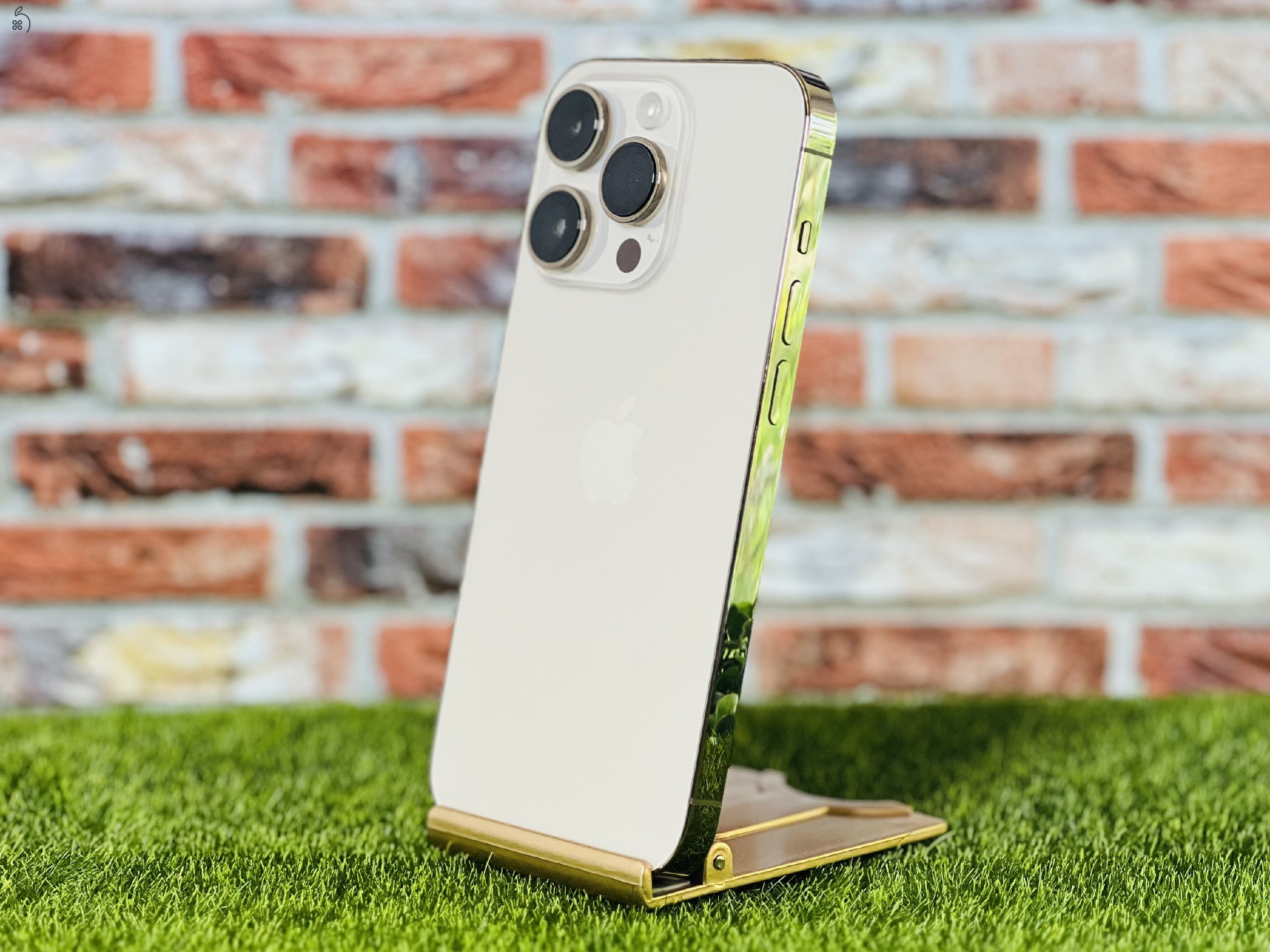 iPhone 14 Pro 128 GB Gold 100% aksi szép állapotú - 12 HÓ GARANCIA - 276