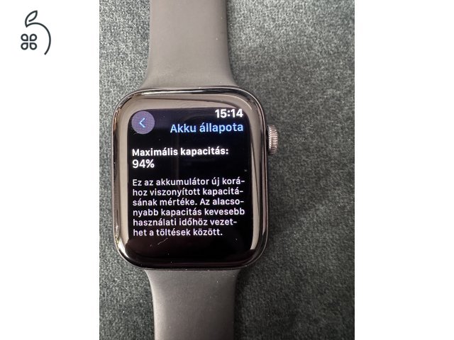 Apple Watch Series 6 GPS + Cellular 44mm 94% Aluminum Black Sport Band 