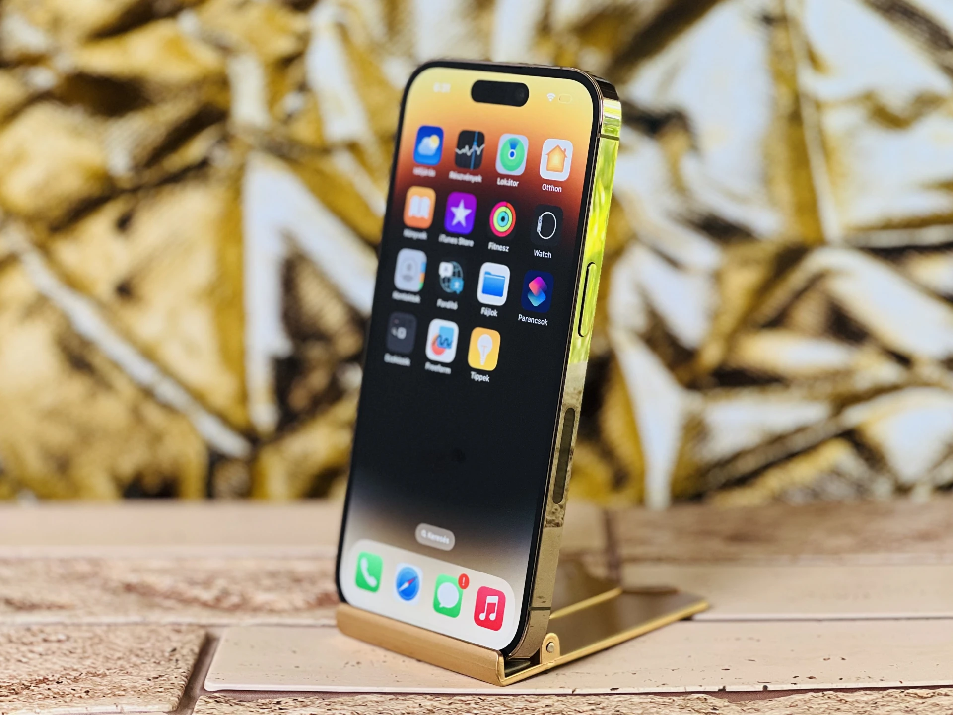 Apple iPhone 14 Pro 128 GB Gold - 100% Akku