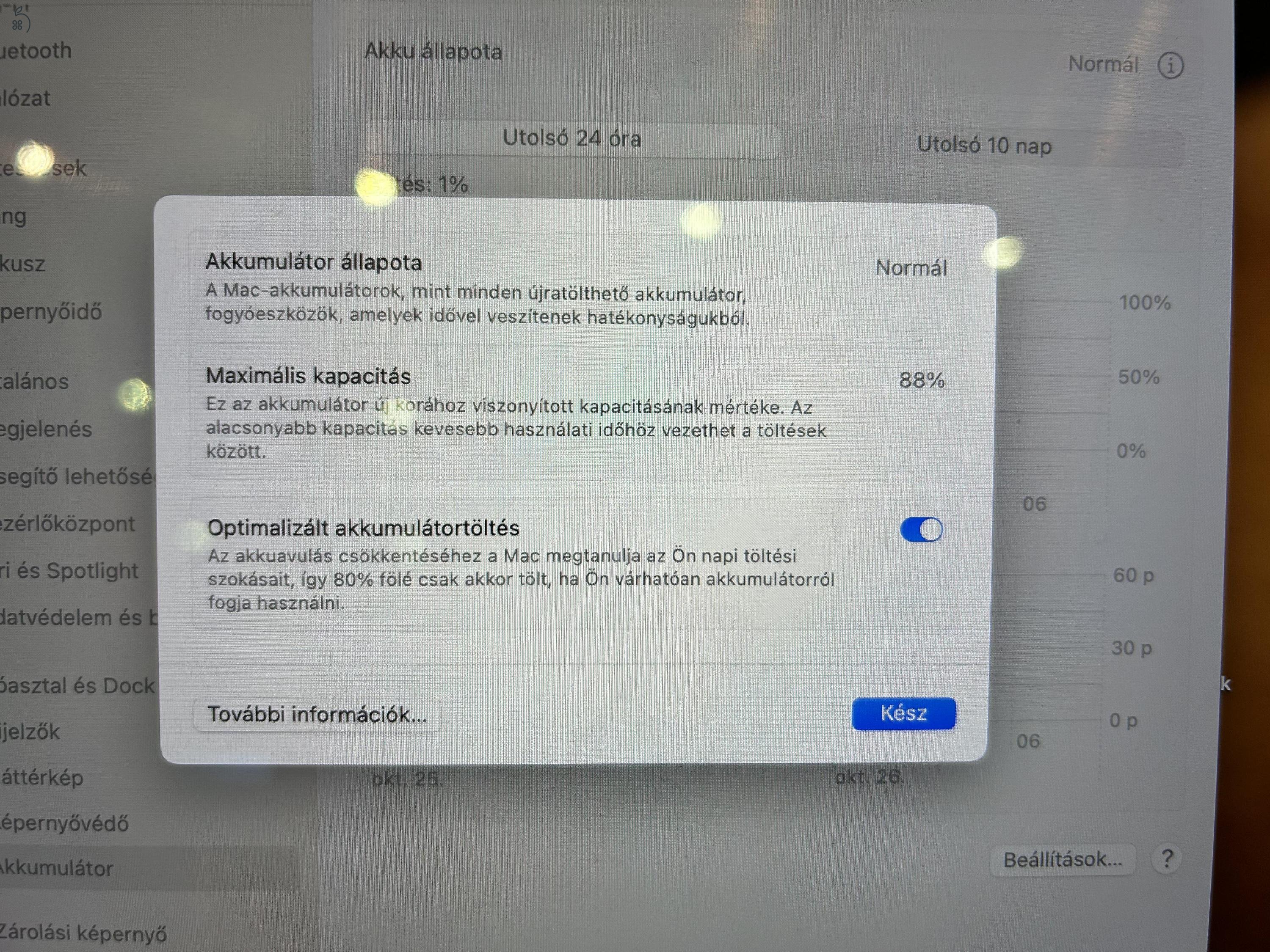 MacBook Pro M1, 16GB, 2 terrás SSD!, 2021, tokban tartott hibátlan