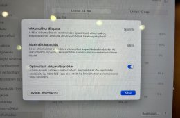 MacBook Pro M1, 16GB, 2 terrás SSD!, 2021, tokban tartott hibátlan