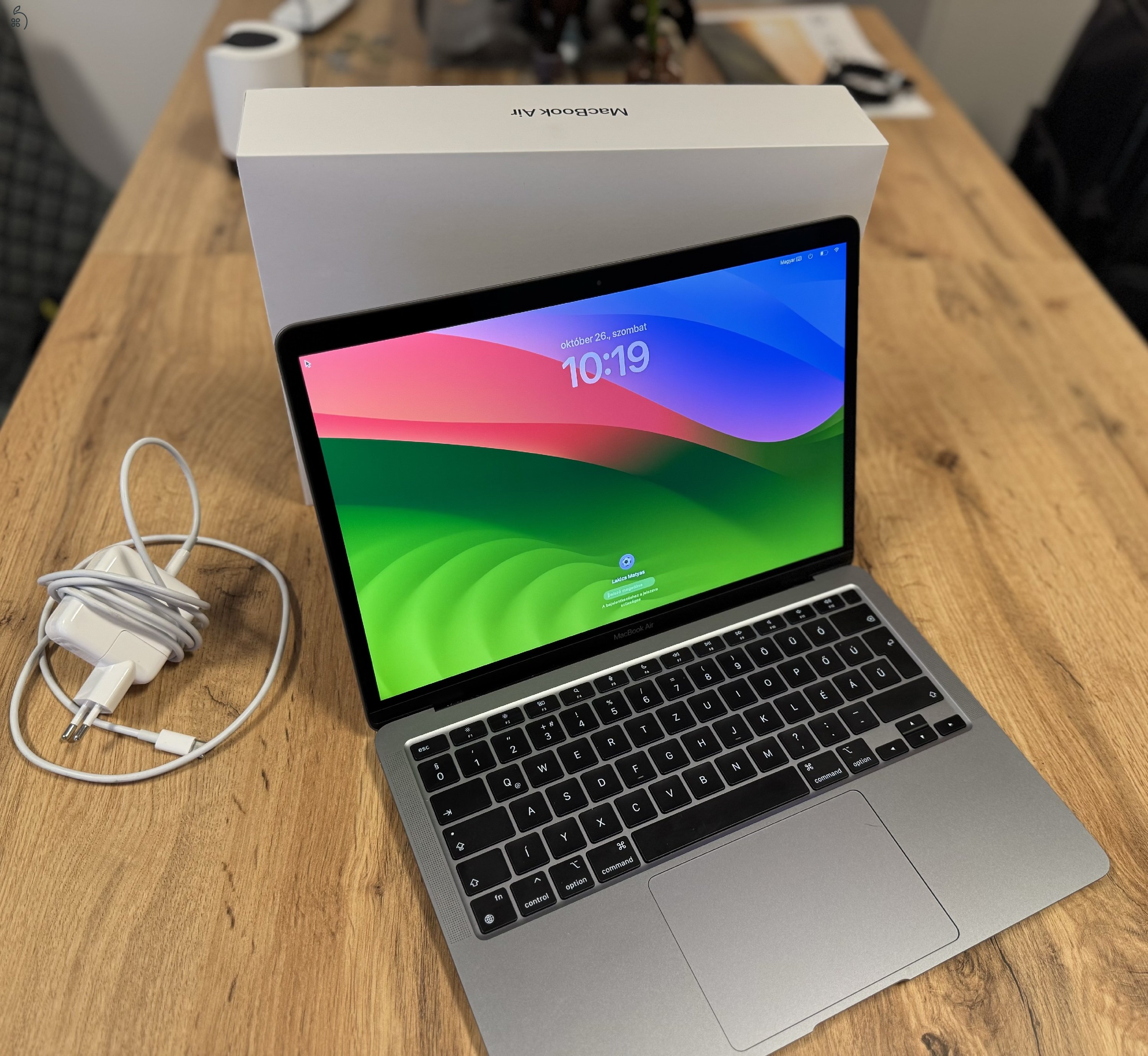 MacBook Air M1 13” (2020)  8/256GB 2026-ig Garanciális!!!