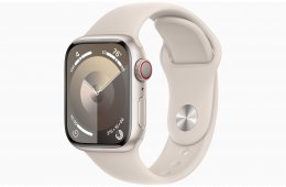 Apple Watch S9 41mm Cellular - (Starlight) - Csak 1db! 