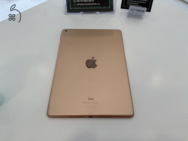 iPad 7th. 32GB Gold Wifi/1-3 hónap garancia/Akku 89%/p3753/