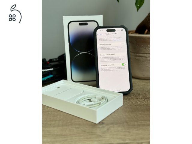 Eladó iPhone 14 Pro Space Black 128 GB