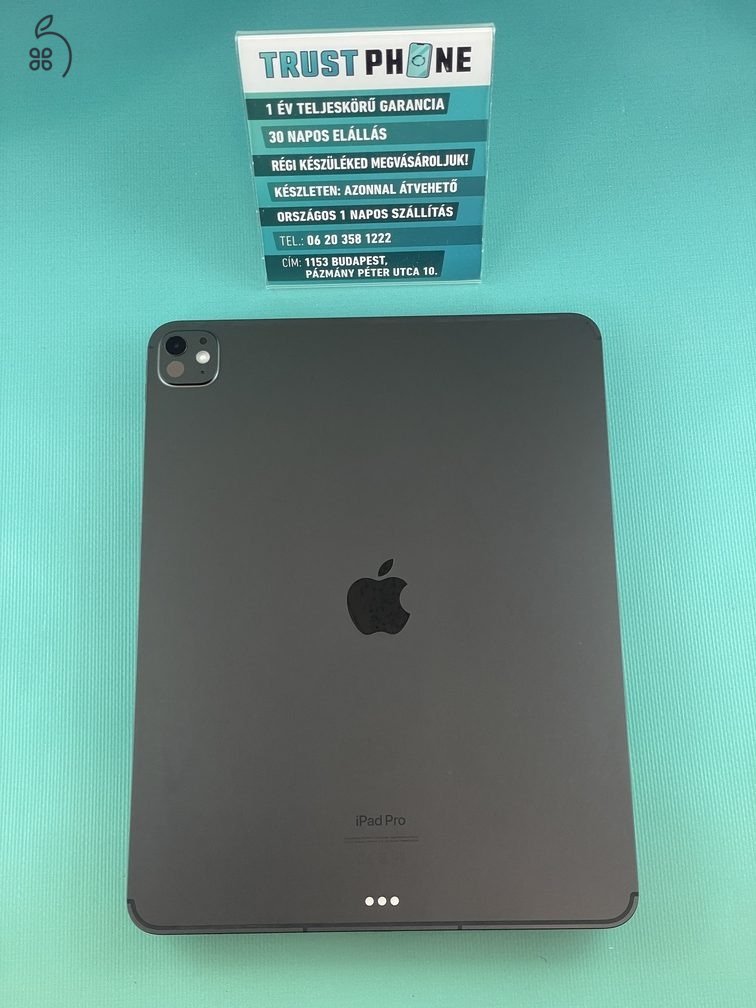 !! AKCIÓ !! Garanciális, Számlás Apple Ipad Pro (M4) 512GB 13