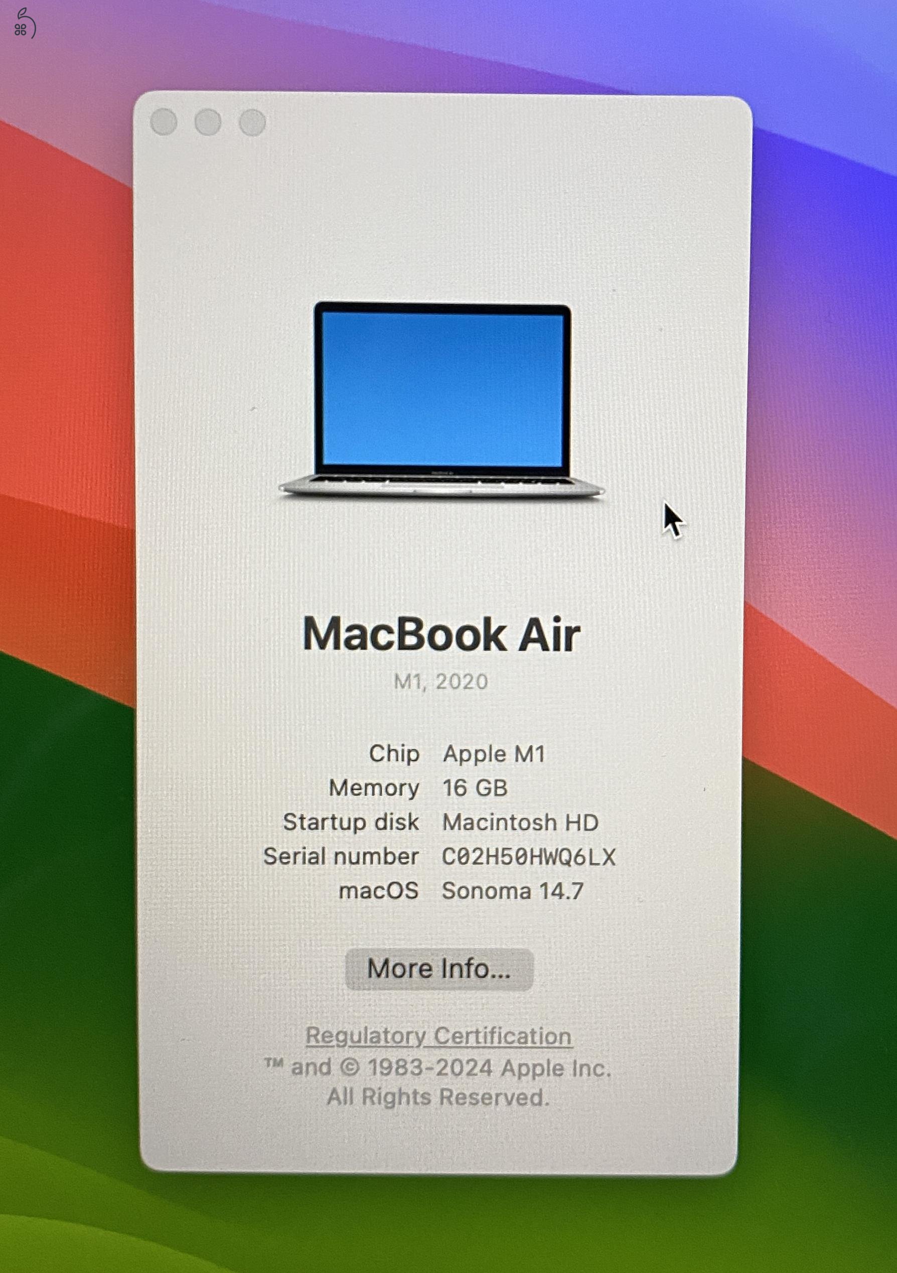 Macbook Air M1 (CTO, 16 GB RAM, 1 TB SSD) 