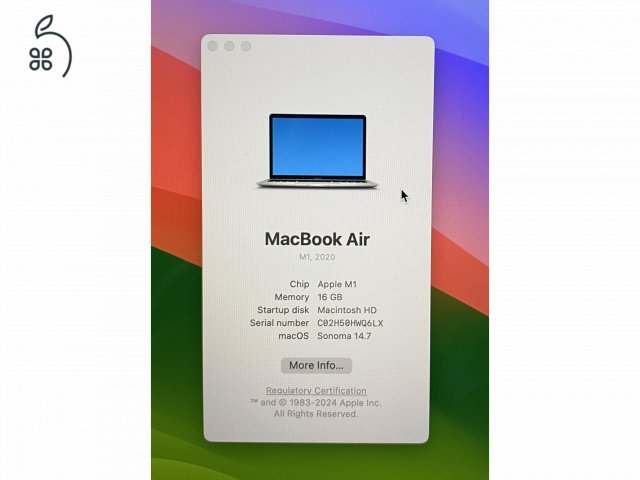 Macbook Air M1 (CTO, 16 GB RAM, 1 TB SSD) 