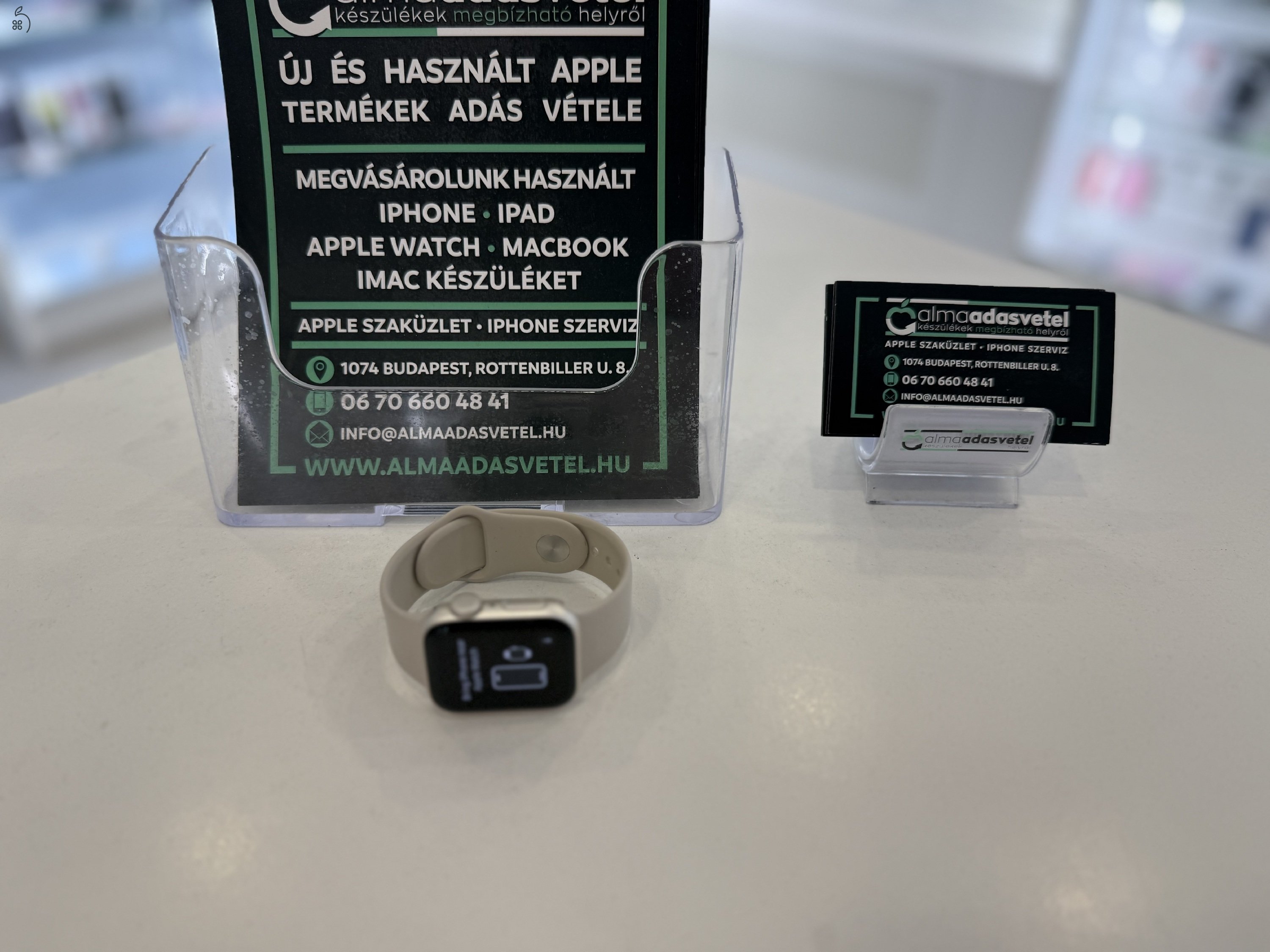 Apple Watch SE 2022 41mm Hibátlan/2025.07.01.Apple Gar./Akku 98%/p3764