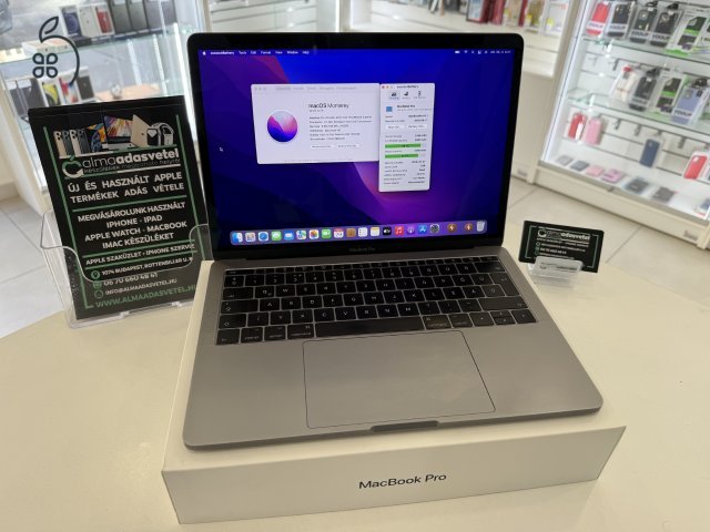 MacBook Pro 2017/8GB/256ssd/Újszerű/1-3 hónap gar./Akku 82%/p3766