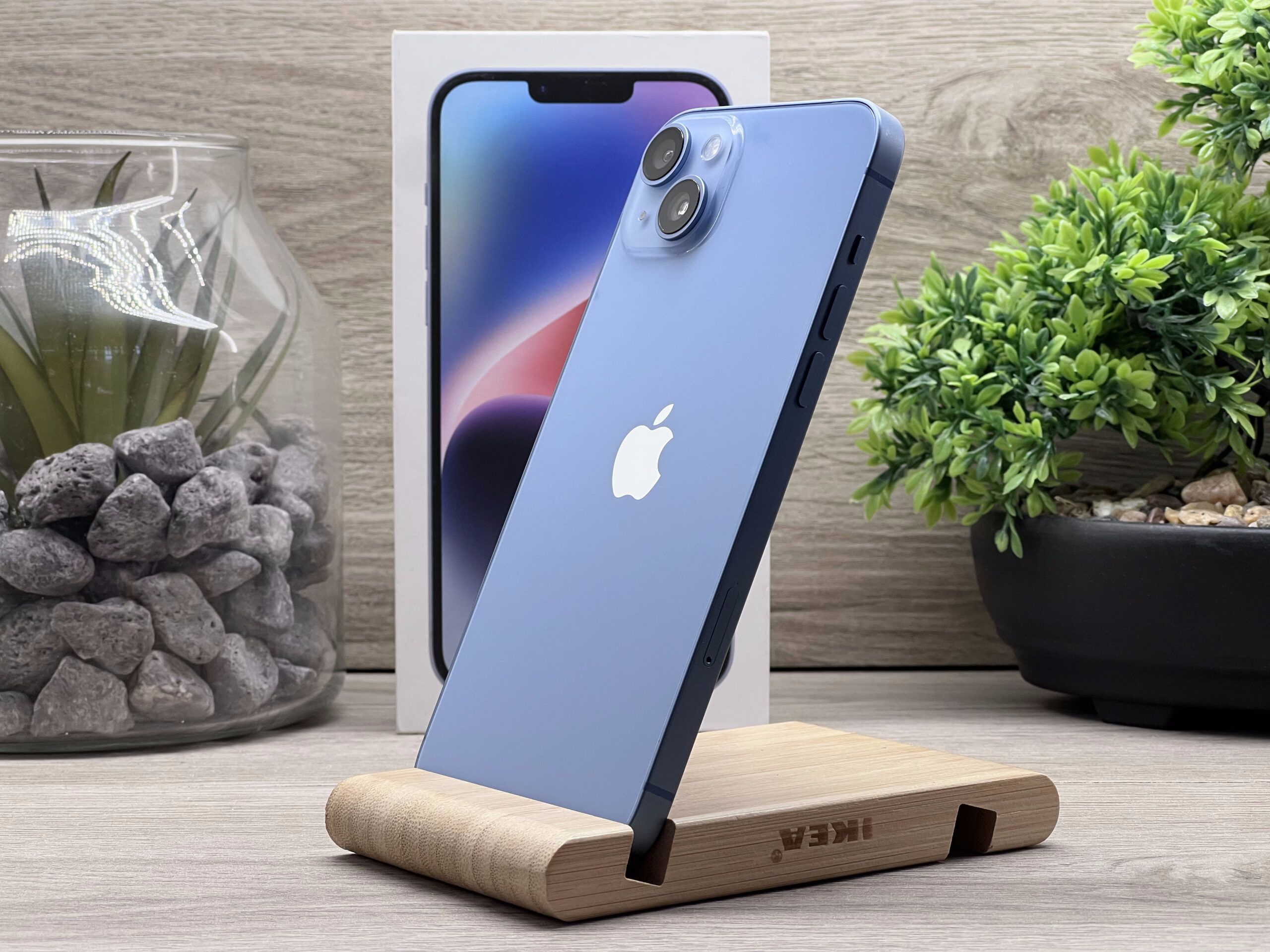 Hibátlan iPhone 14 Plus Blue 128GB 1 ÉV Garanciával Számlával 96% Akksi