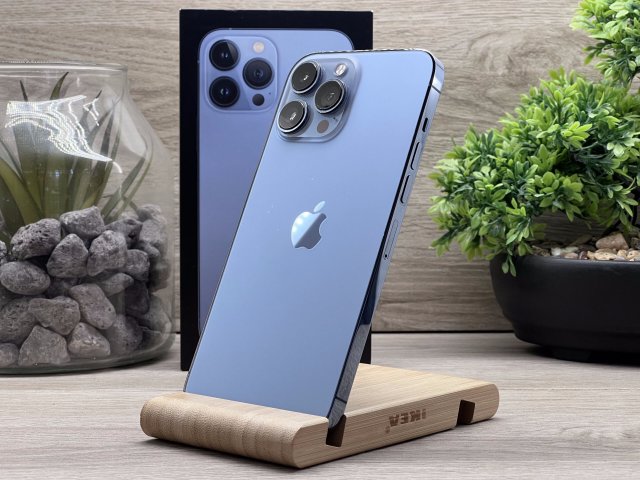 Hibátlan iPhone 13 Pro Max Sierra Blue 128GB 1 ÉV Garanciával Számlával 92% Akksi