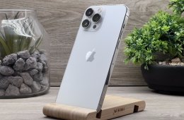 Hibátlan iPhone 13 Pro Max Silver 128GB 1 ÉV Garanciával Számlával Aksi 92%