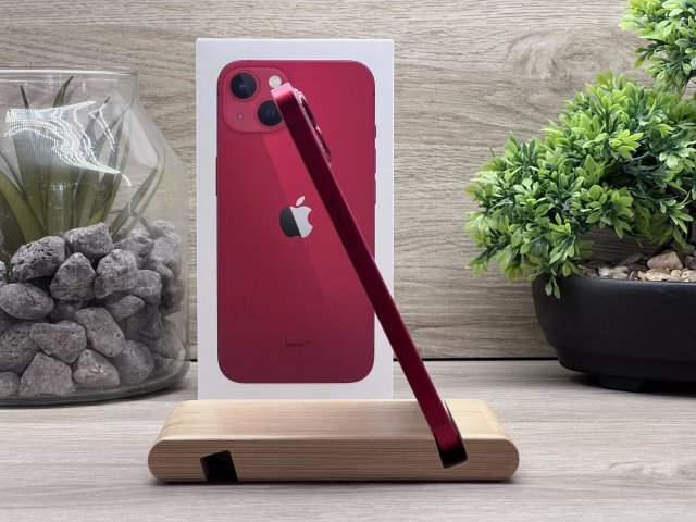 iPhone 13 Red 128GB 1 ÉV Garanciával Számlával Aksi 96%