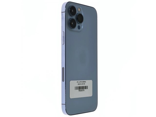 !! 1 ÉV GARANCIA !! iPhone 13 Pro Max Sierra Blue 128 GB – TRU079 – 100% AKKU