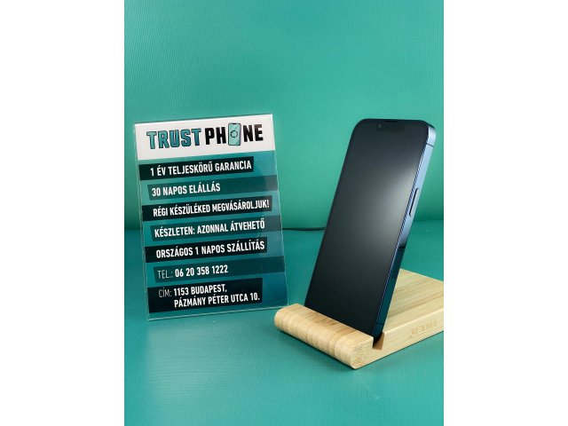 !! 1 ÉV GARANCIA !! iPhone 13 Pro Blue 256 GB – TRU084 – 100% AKKU