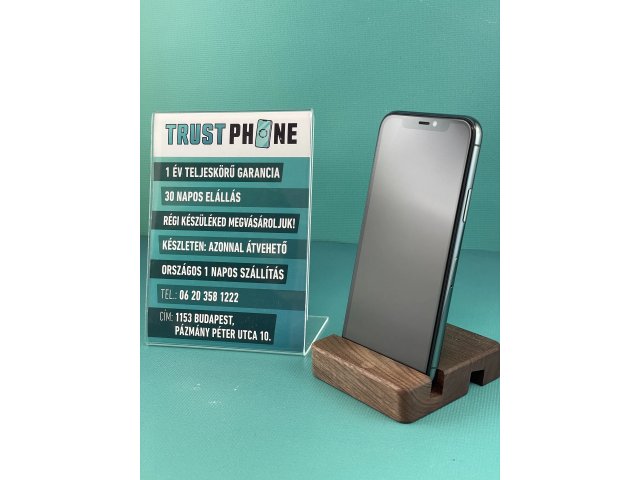 !! 1 ÉV GARANCIA !! iPhone 11 Pro Midnight Green 256 GB – TRU095 – 100% AKKU