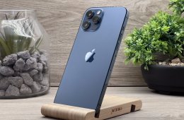 Hibátlan iPhone 12 Pro Max Pacific Blue 256GB 1 ÉV Garanciával Számlával 91% Akksi