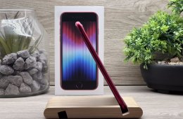 Hibátlan iPhone SE2022 Red 64GB 1 ÉV Garanciával Számlával 95% Akksi