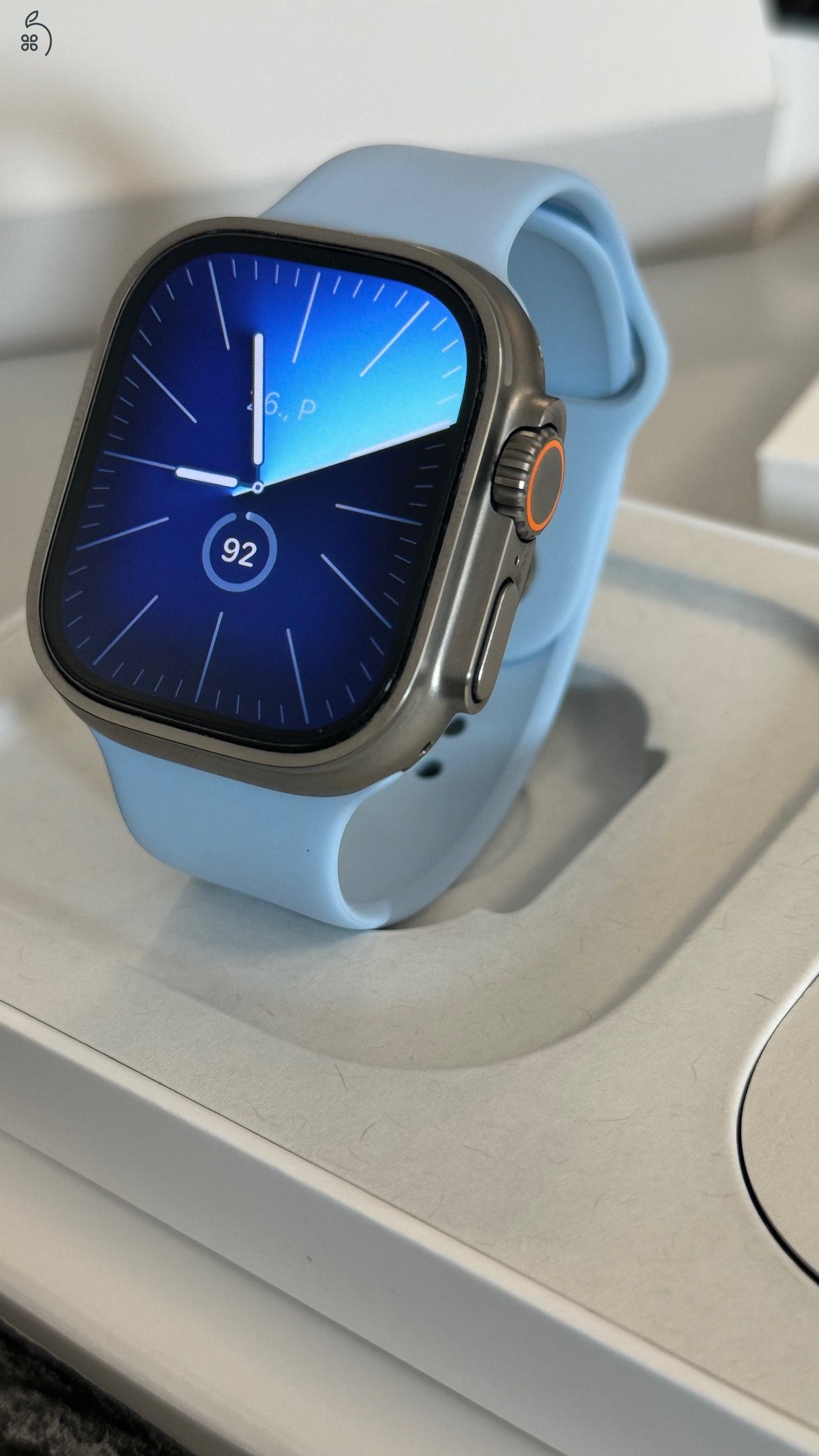 Hibátlan Apple Watch Ultra GPS + Cellular 49mm Titan eladó Akkumulátor: 97%