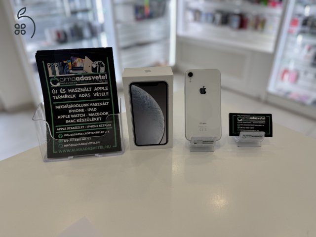 iPhone XR 64GB Független/Mint Az Új/1-3 hónap gar./Akku 100%/p3778