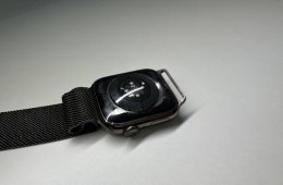 Apple Watch Stainless Steel S8 45mm GPS+LTE eSIM Milanese szíj + 3 ajándék szíj