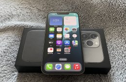 iPhone 13 Pro 128GB kártyafüggetlen - grafit színű, hibátlan állapotú mobiltelefon