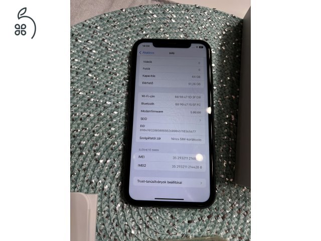 Iphone 11 64 Mb kartyafüggetlen telefon eladó 