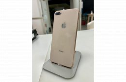 Nagyon szép iPhone 8 Plus 256GB Gold Független 100%-os akku 3 Hó Bolti Gar!